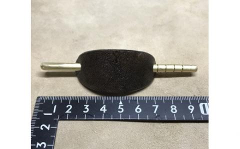 鹿革と真鍮のマジェステ3色セット（ヘアアクセサリー）かんざし 簪 髪飾り アクセサリー ヘアアレンジ 革小物 革製品 レザー ハンドメイド レザークラフト おしゃれ ギフト シカ革【R00593】