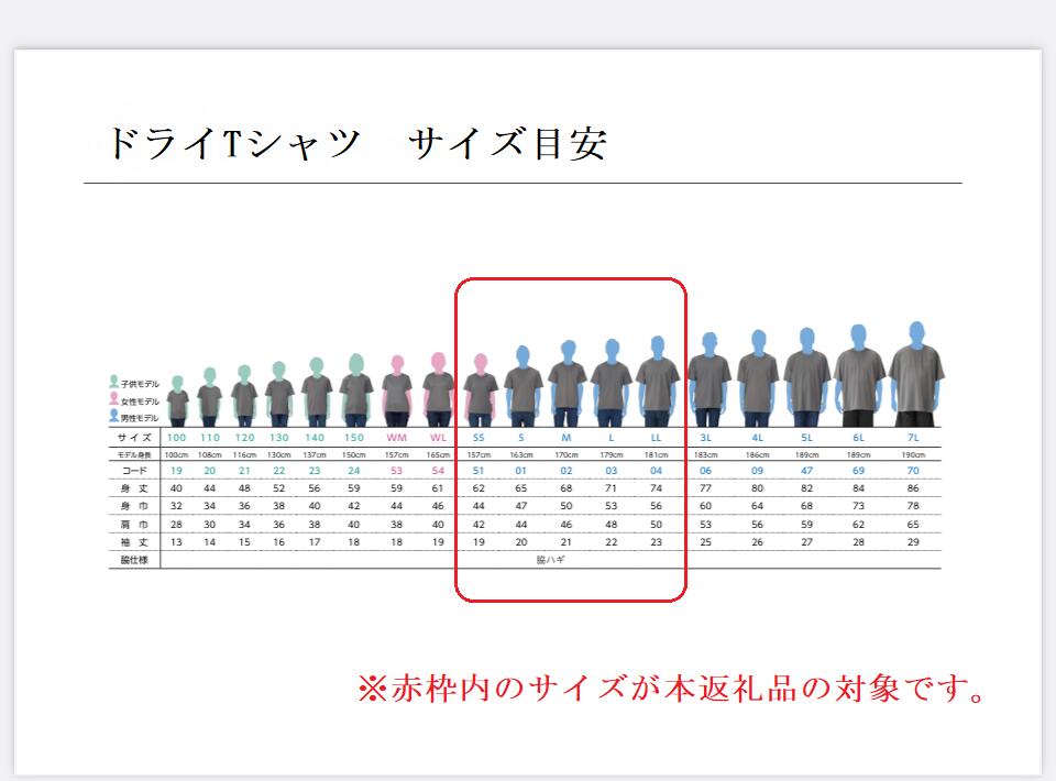 地域限定オリジナルデザインTシャツ（バーガンディー・ドライ素材）男女兼用サイズ サバT 半袖 トップス スポーツ用品【R01014】 バーガンディー SS・S・M・L・LL