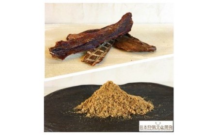 無添加ドッグフード：イノシカふりかけ（50g×２P）＆しかにくジャーキー（30g×４P）計６点セット　鹿肉 猪肉 ペットフード ジビエ 愛犬 イヌ用 ドライフード ペットの防災食 保存食 災害 食料 備蓄【R00318】