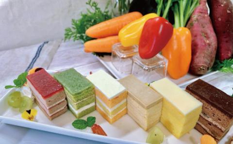 【ギフトにもおすすめ・数量限定】特別栽培野菜と米粉を使用！グルテンフリーオリジナルケーキセット(お試しサイズ) R5-344G