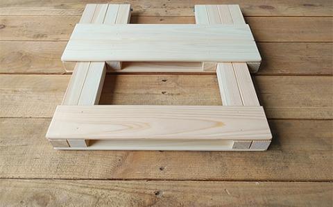 国産 四万十ヒノキ使用【ヒノキのフォールディングチェアー】24-255