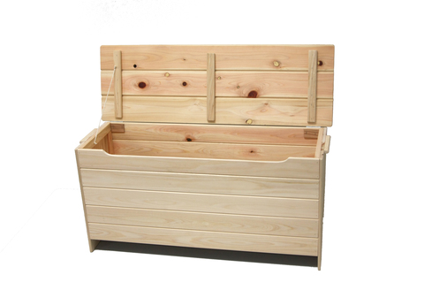 国産四万十ひのき使用【ヒノキの大きなベンチボックス】24-248