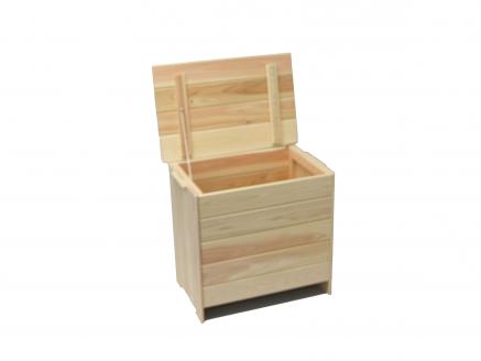 国産四万十ひのき使用【ヒノキの小さなベンチボックス】24-247