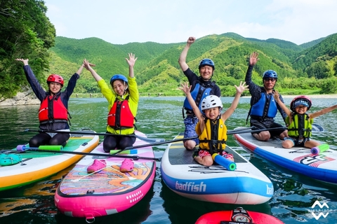 四万十川でサップまたはカヌーの半日ツアー R5-123