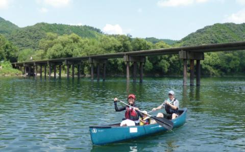 四万十川カナディアンカヌー【半日ペア チケット】R5-125