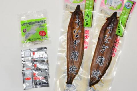 四万十川優化イオンうなぎ　蒲焼2尾入り(ボイル肝、たれ付き) R5-006