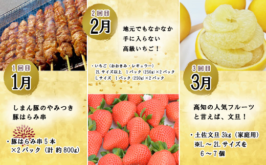 【年末限定】【12回定期便】四万十の人気グルメお楽しみ定期便 しまんとふるさと定期便20万円コース 24-616