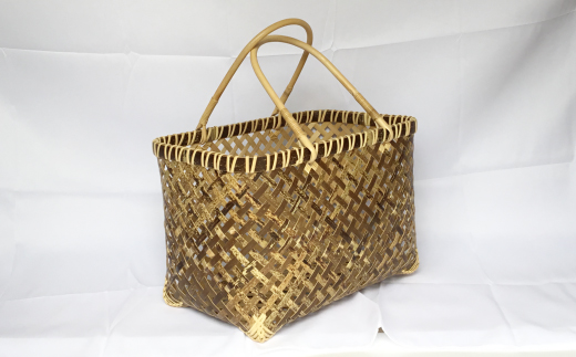 【 ハンドメイド 】 竹細工 虎竹 四ツ目 買い物篭 バッグ かご カゴ 篭 若鮎クラフト 工芸品 工芸 日用品 雑貨 インテリア バンブー 職人 手作り 上品 高級感 おしゃれ 国産 土佐 高知県 高知 四万十市 四万十 しまんと お取り寄せ