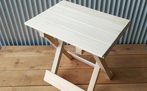 国産 四万十ヒノキ使用【ヒノキのフォールディングチェアー】24-255