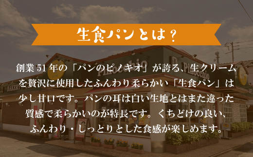 【 お試し 容量 】生食パン 1本 おためし 少量 ふんわり やわらかい 冷凍 冷凍便 保存食 冷凍パン パン 食パン パンのピノキオ 特製 大人気 人気 リピーター 高級食パン 朝食 グルメ パン屋 お取り寄せ 高知 四万十 しまんと