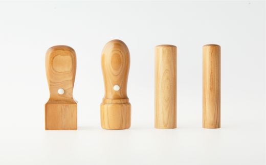 	四万十ヒノキ印鑑セット 15mm 実印におすすめ 24