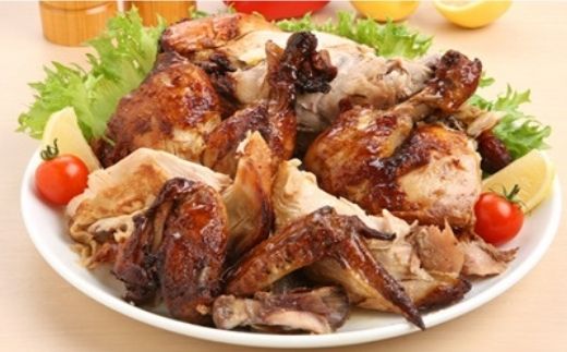 【ちきん館】和風 ローストチキン 元祖たれ味 まるっぽ鶏 Lサイズ 高知県 高知 四万十市 四万十 しまんと 国産 おかず チキン 鶏 鶏肉 クリスマス パーティー ローストチキン 冷凍 ジューシー 惣菜