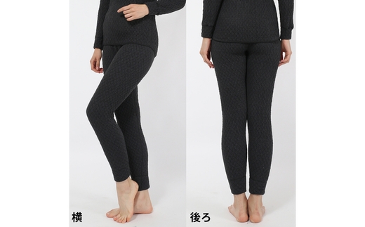 ひだまり エベレスト 婦人 タイツ ダークブラック L 高知県 高知 四万十市 四万十 しまんと 日本製 高品質 服 インナー 保温 防寒 抗菌 防臭 レディース 女性 肌着 ボトムス 暖かい ズボン 秋 冬 ダークブラック L