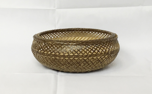 【 ハンドメイド 】 竹細工 鉄鉢 盛篭 虎竹 かご カゴ 篭 若鮎クラフト 工芸品 工芸 日用品 雑貨 インテリア バンブー 職人 手作り 菓子器 上品 高級感 おしゃれ 国産 土佐 高知県 高知 四万十市 四万十 しまんと お取り寄せ