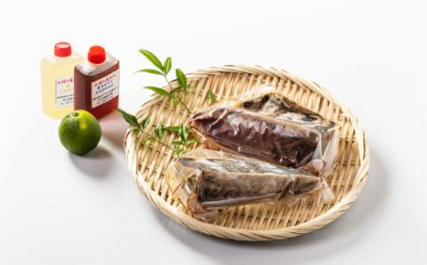 【５月・７月・９月にお届け・３回定期便】老舗魚屋大将が厳選した本格カツオ藁焼きタタキセット『生』（約400ｇ 約3～4人前）R6-003