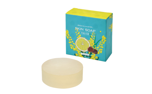 【 ミアミモザ 】 ミアミモザ スキンソープ 100g 1個 天然香料 が ふんわり 広がる もっちり 濃厚 クリーミー 泡 洗顔 洗顔フォーム 石鹸 石けん せっけん ギフト プレゼント 美容 コスメ スキンケア 高知県 高知 四万十市 四万十 しまんと