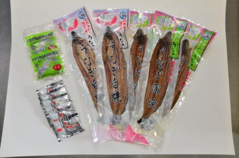 四万十川優化イオンうなぎ　蒲焼１尾＆白焼１尾入り(ボイル肝・たれ付き) R5