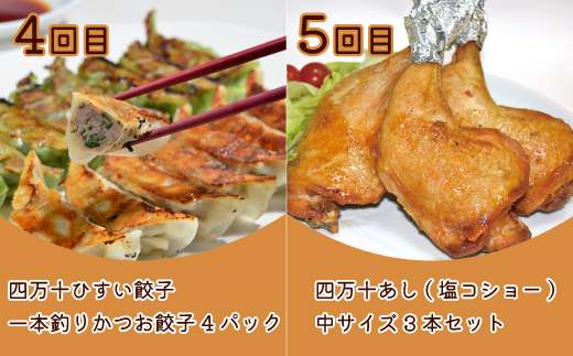 【 5回定期便 】 簡単調理 でごちそう！ 四万十のおかず定期便 5回 毎月届く カツオ うなぎ コロッケ 餃子 ギョーザ チキン おかず 惣菜 ごちそう 夕食 調理済み 定期便 高知 四万十市 四万十 しまんと