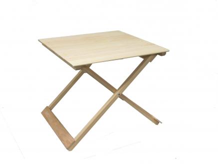 国産四万十ひのき使用【ヒノキの折りたたみテーブル】24-257