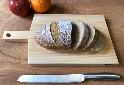 四万十ひのきのカッティングボード 【１枚板・まな板】R5-032