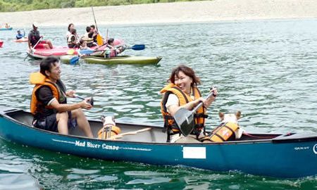 四万十川カナディアンカヌー【半日ペア チケット】R5-125