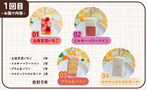 【3か月定期便】アイスキャンデー 12種類セット 合計24本