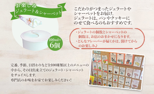 ドルチェかがみ お楽しみジェラート＆シャーベットセット 6個入り dc-0057