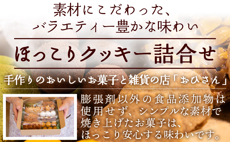 ほっこりクッキー 詰め合わせ 合計45枚以上（全10種類 各1袋入り）セット oh-0017
