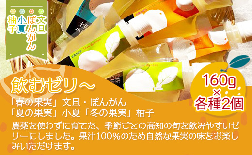 土佐の果実・飲むゼリー(8個セット) ts-0011 8個