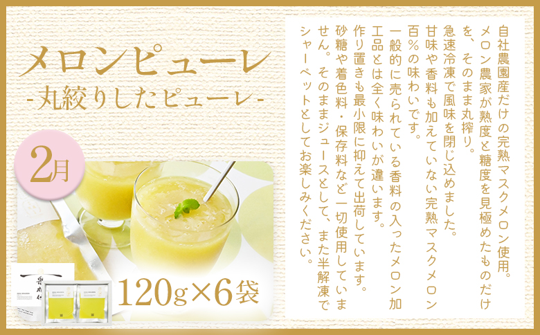 【４回定期便】メロン堪能定期便 Wtn-0042