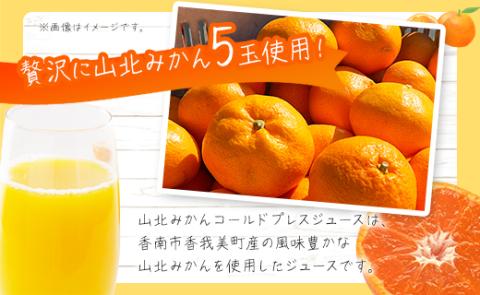 山北みかんコールドプレスジュース 20本セット - 柑橘 ミカン 蜜柑 果物 フルーツ 果汁 100％ 飲料 飲み物 プレゼント 特産品 EIMONS株式会社 高知県 香南市 冷凍 ei-0003