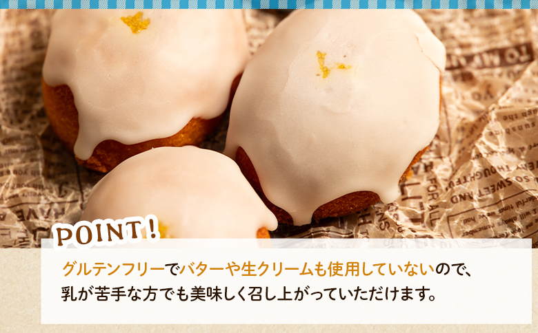 米粉のレモンケーキ 9個 gf-0002