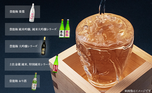 6種類の日本酒飲み比べ 豊能梅セット1800ml×6本 gs-0139