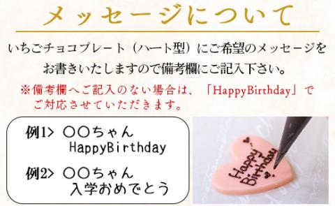 苺屋 誕生日ケ－キ 苺のタルト 4号 メッセージ付き - 送料無料 日付指定 バースデー お祝い ギフト ホール 12cm いちご チョコプレート 洋菓子 スイーツ おいしい 冷凍 it-0061 苺のタルト 4号（直径：約12cm）