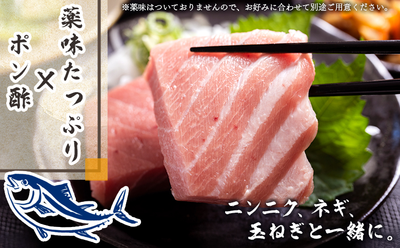 【2回定期便】まぐろ柵 1袋(100g以上) Wnz-0079