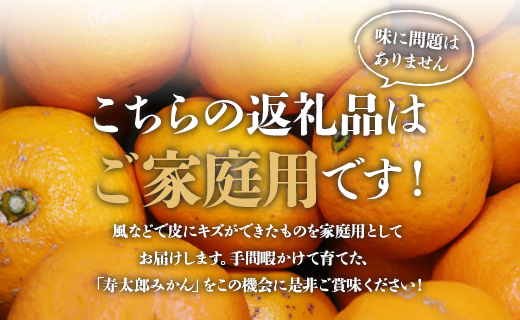 みかん 5kg 寿太郎 (家庭用) - フルーツ 訳あり 果物 柑橘 間城農園 ms-0082