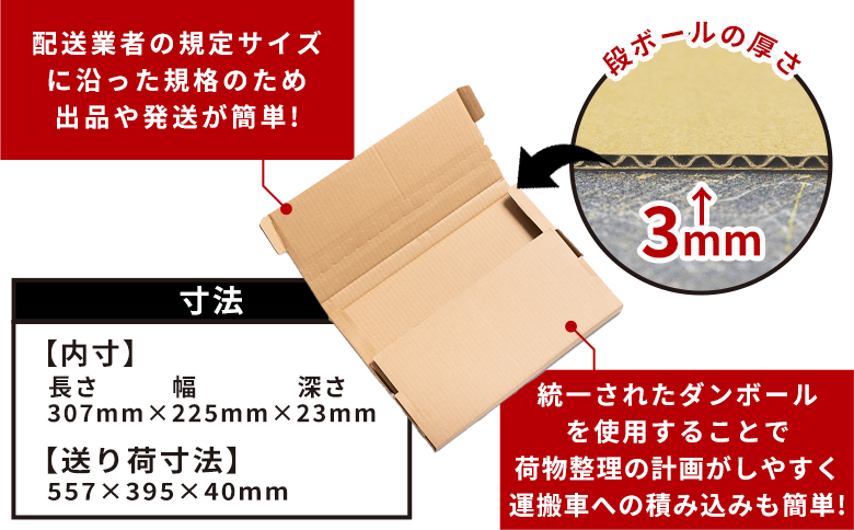 【7日程度で発送】テープレスケース(ネコポスサイズ) 10枚 ta-0001