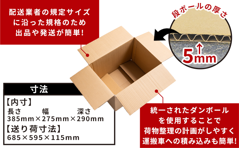 梱包用ダンボール 10０サイズ 10枚 ta-0027
