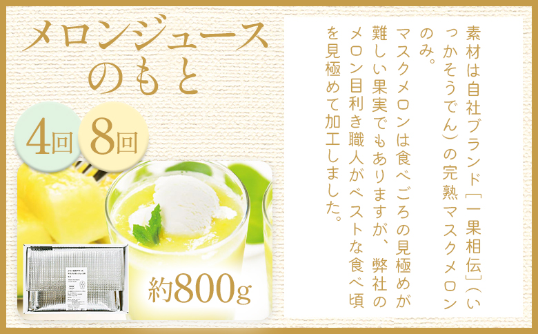 【８回定期便】メロン堪能定期便 Wtn-0055