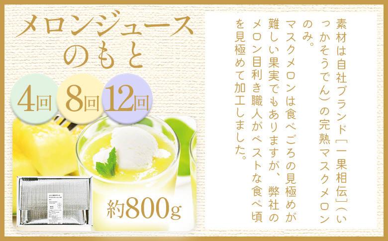 【12回定期便】メロン堪能定期便 Wtn-0056