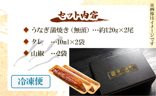 うなぎ 定期便 12回 うなぎ蒲焼き120g 2尾(無頭) 魚介 国産 海鮮 魚 かばやき 鰻 ウナギ 惣菜 おかず お手軽 加工品 加工食品 冷凍 Wun-0026