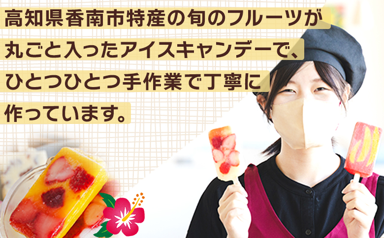 【6か月定期便】マナマナ 手作りアイスキャンデー 12種類セット 合計36本 - スイーツ デザート 果物 フルーツ 詰め合わせ ギフト のし 株式会社ヤ・シィ 高知県 香南市 Wys-0023