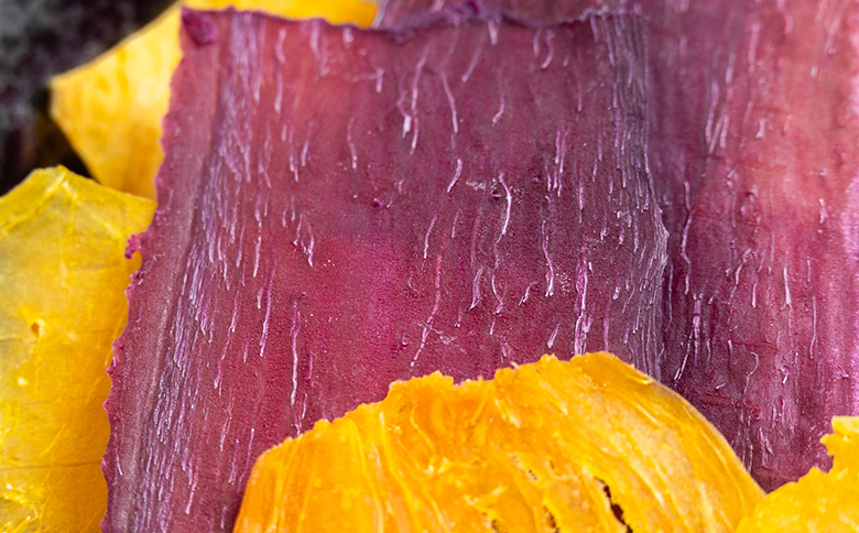 さつまいもと紫いものミックスチップス 計40ｇ 10g ４袋 ke-0027