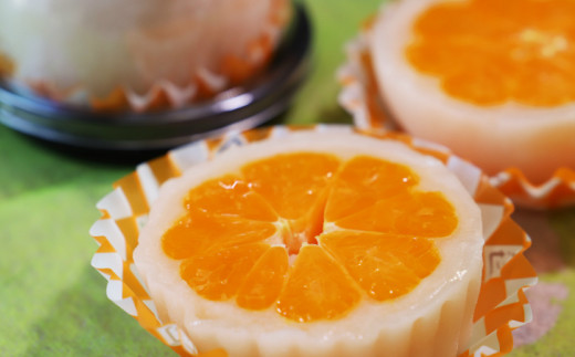フルーツ大福 山北みかん大福 12個 笑顔こぼれる！ - 期間限定 和菓子 スイーツ フルーツ 武市神栄堂 送料無料 ギフト 贈り物 家庭用 みかん大好き 極甘のミカン大福 yd-0023