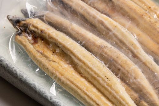 【7日程度で発送】国産うなぎ 高知県産 白焼き 5尾(100～110g×5尾) 合計500g以上 田野町完全天日塩 20g付き 黒箱 yw-0086 5尾 100～110g