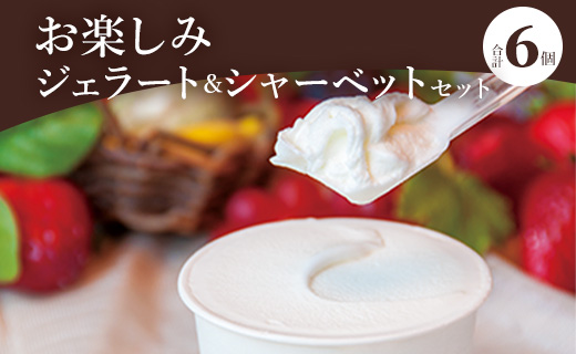 ドルチェかがみ お楽しみジェラート＆シャーベットセット 6個入り dc-0057