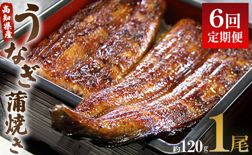 [6回定期便]うなぎ蒲焼き120g 1尾(無頭) 魚介 国産 海鮮 魚 かばやき 鰻 ウナギ 惣菜 おかず お手軽 加工品 加工食品 冷凍 Wun-0021