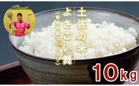 おいしいコシヒカリ!土佐の米 よさこい舞 10kg - 送料無料 こしひかり 米 おこめ 白ご飯 ごはん おにぎり おいしい のし 贈り物 ギフト 贈答 高知県 香南市 kr-0017