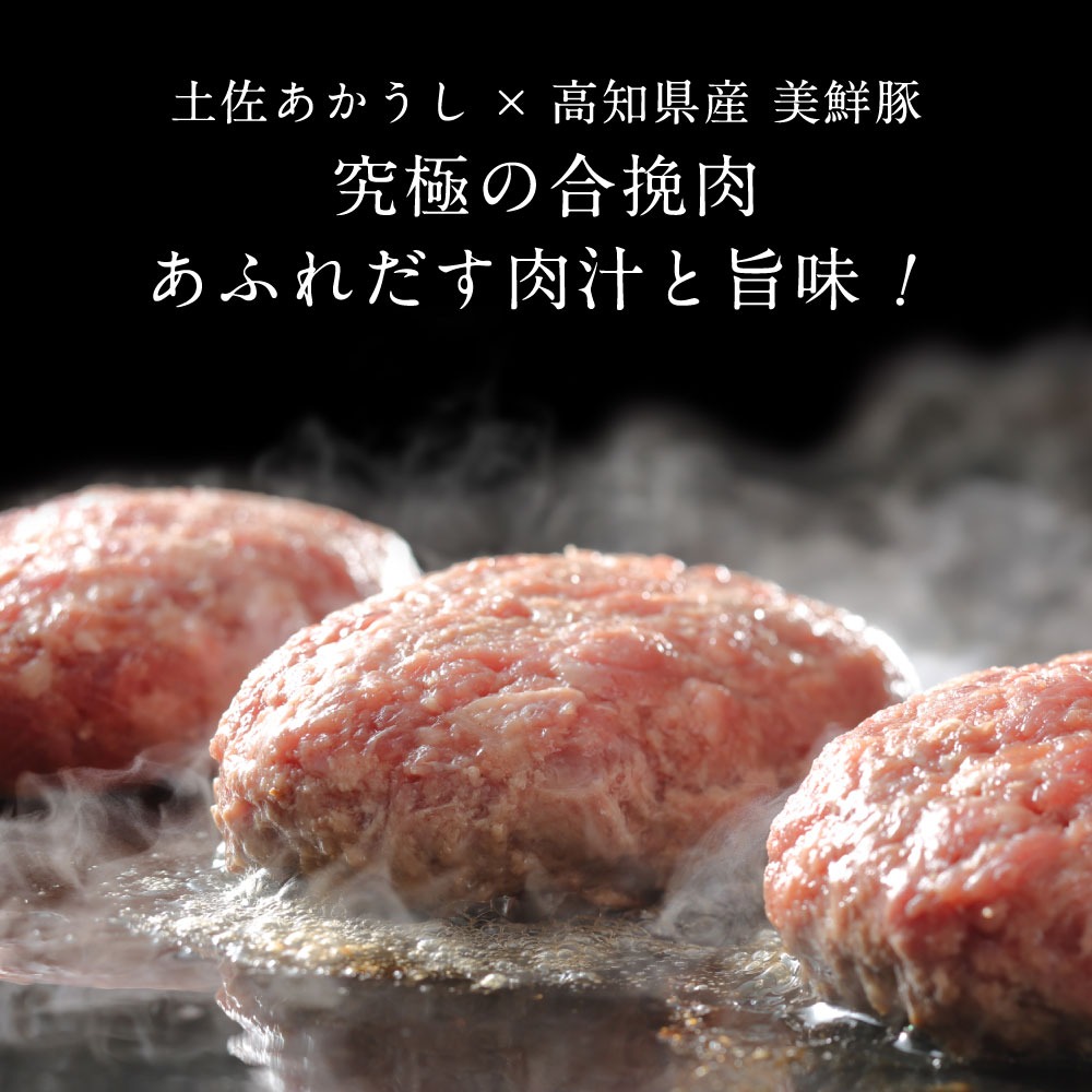 幻のあかうし和牛ハンバーグ 40個入り 1個130g 田野屋青蜂 白鯆 完全天日塩練り込み 肉 お肉 国産牛 土佐あかうし 四万十ポーク おかず 惣菜 おいしい お取り寄せ 冷凍 配送 高知県 田野町