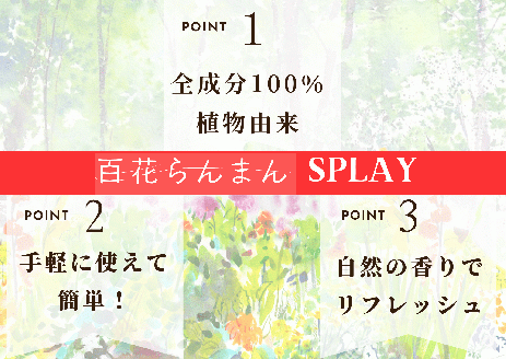【四国一小さなまち】 ★ 香りの教室 帆南 ★ アロマスプレー ～ 百花らんまん ～